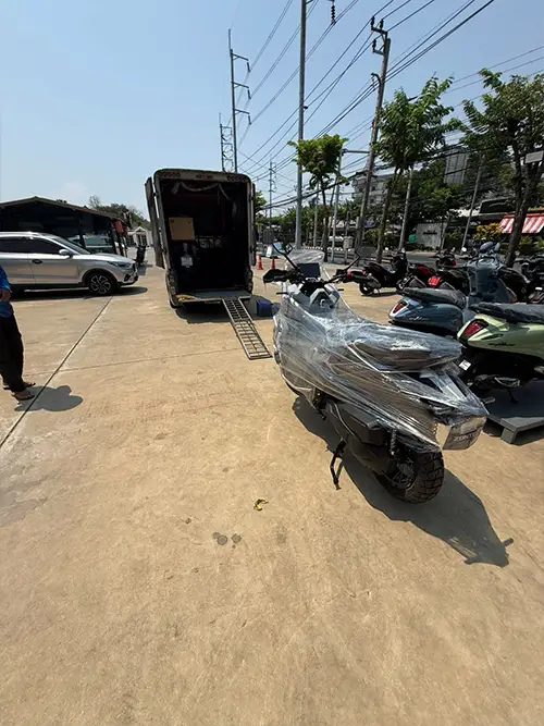 ส่งรถมอเตอร์ไซค์ราคา